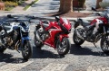 Essai comparo motos Honda CB500F  CB500X CBR500R